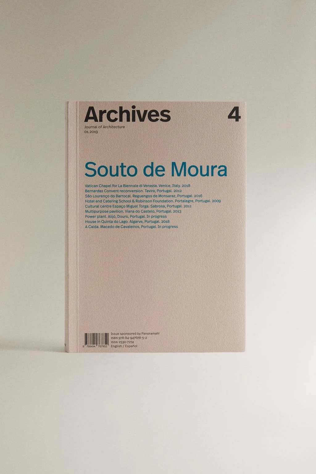 Журнал Archives 4, Souto de Mora Magazine (английский)