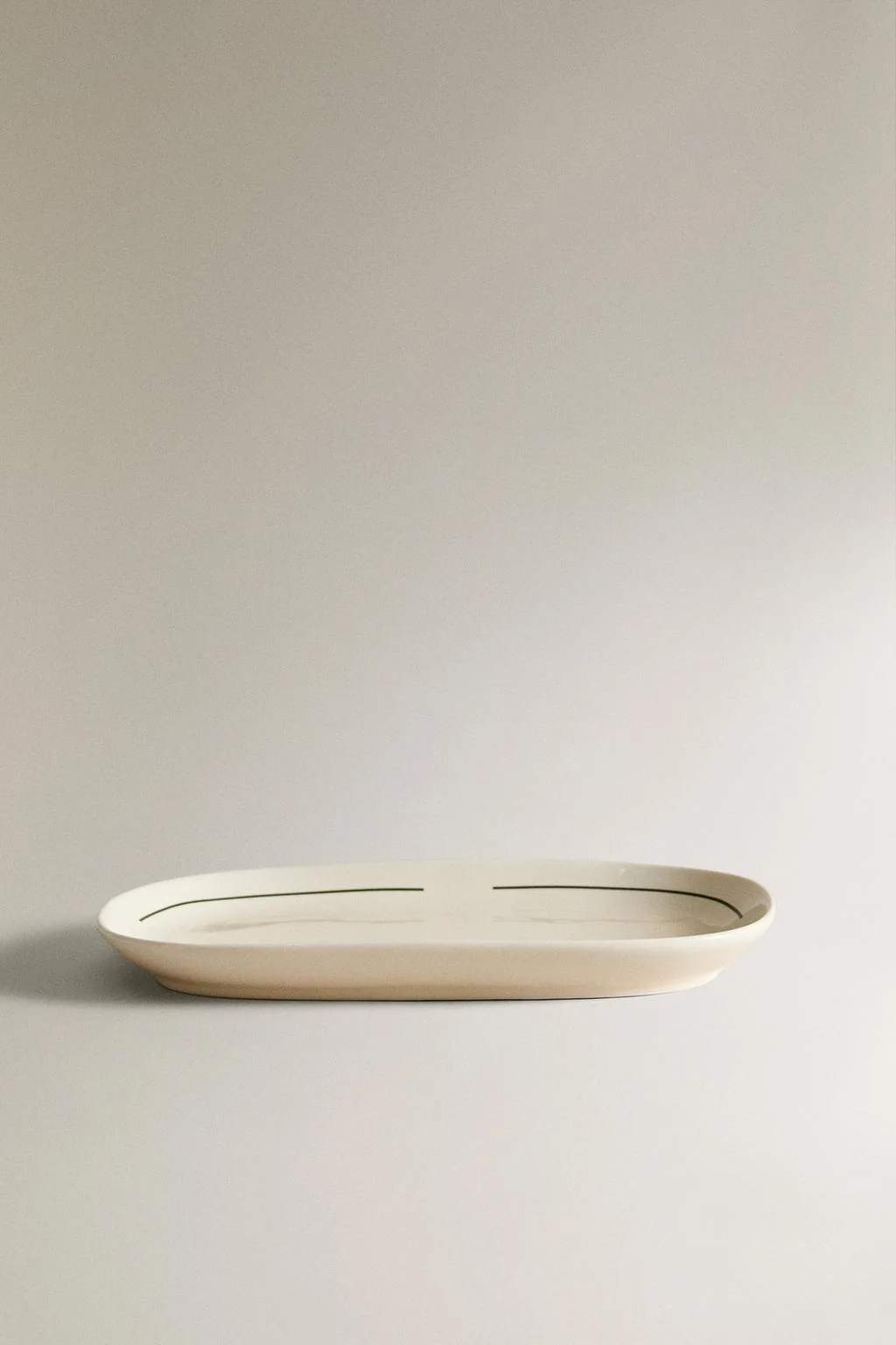 Сервировочное блюдо для кафе из каменной керамики — Кофе и чай