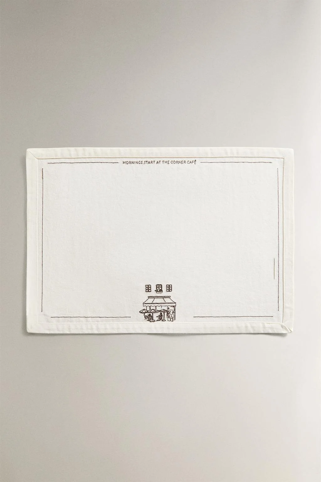 Хлопковая салфетка для кафе — Кофе и чай