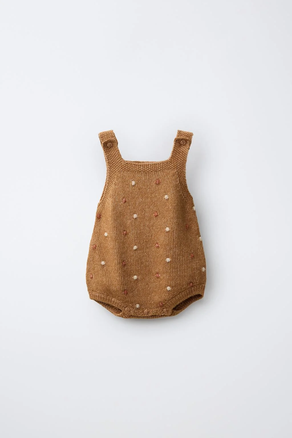 KNIT DOT ROMPER