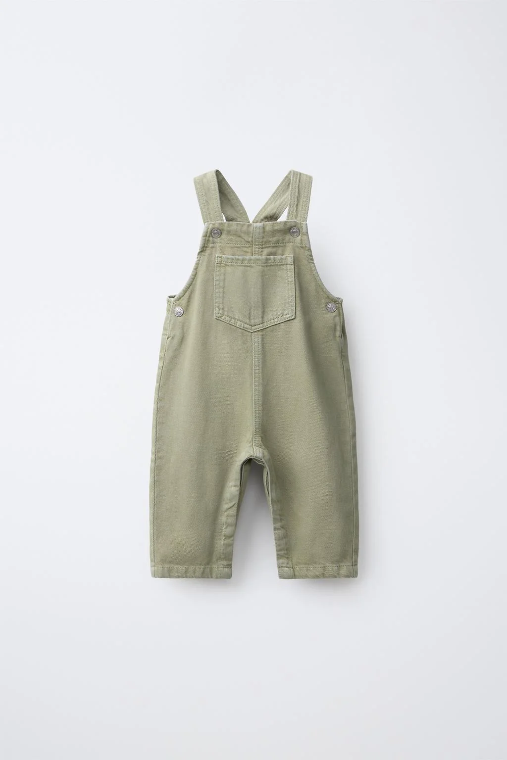 PLAIN TWILL FULL-LENGTH DUNGAREES