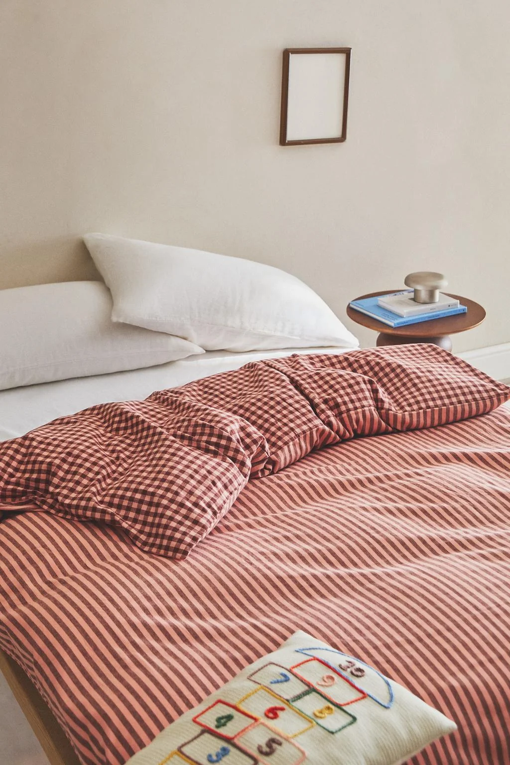 KIDS' REVERSIBLE COTTON FLANNEL DUVET COVER