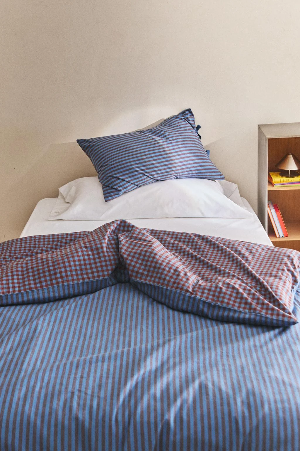 KIDS' REVERSIBLE COTTON FLANNEL DUVET COVER