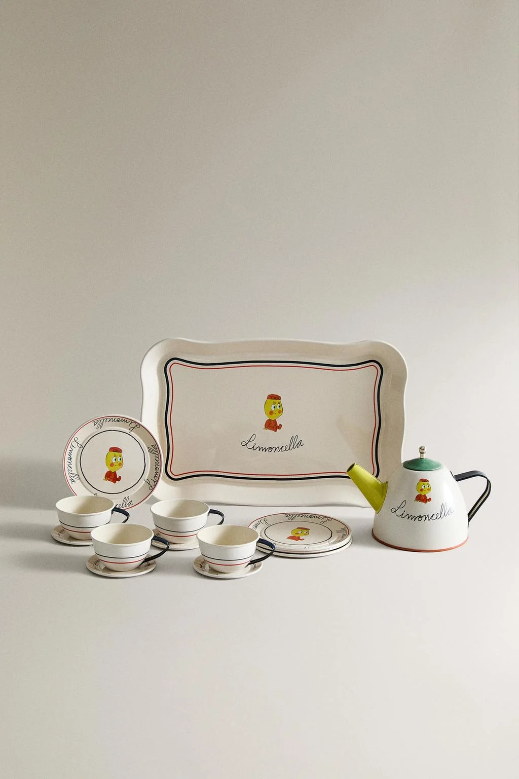Детский набор для ужина Limoncella X The Animals Observatory